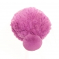 Mobile Preview: Beanie made of Rex Rabbit Fur, radiant-orchid