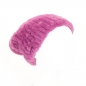Mobile Preview: Beanie made of Rex Rabbit Fur, radiant-orchid