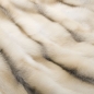 Preview: Fawn-Light Fox Fur Blanket: Samoa